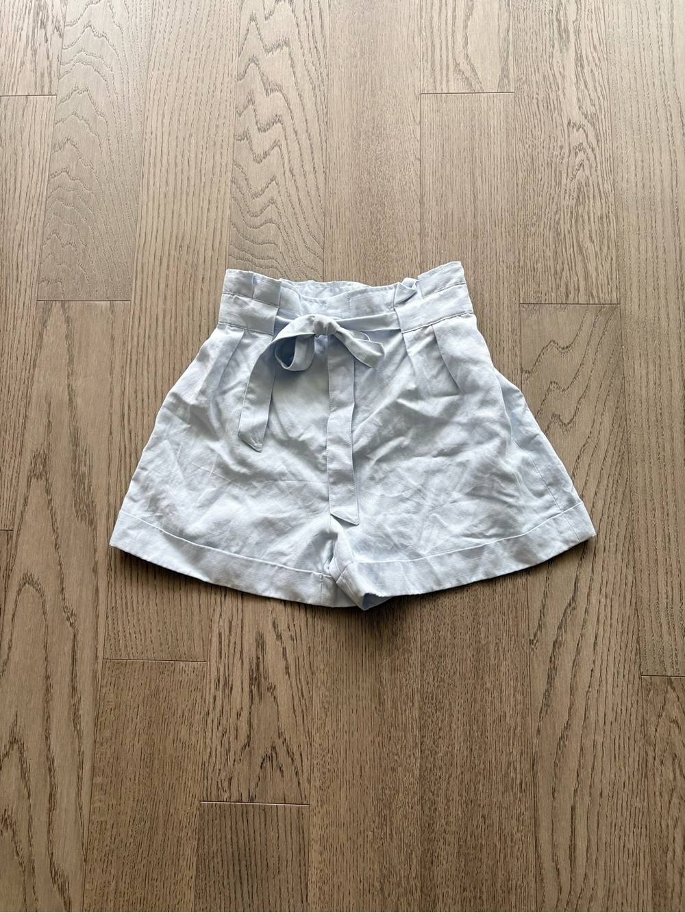 Club Monaco High-Waist Tie-Front Shorts